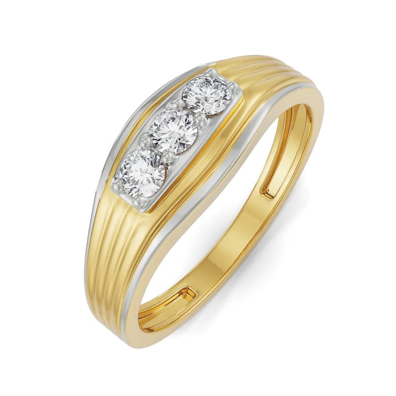 Trio Lab Grown Diamond Band for Men
