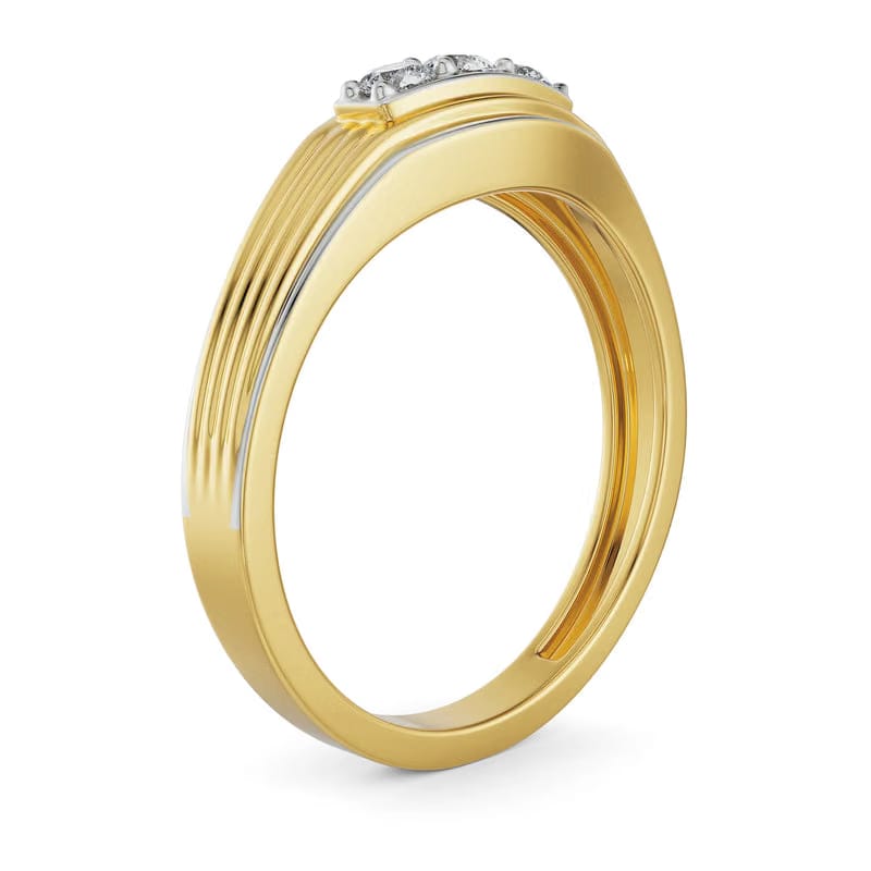 Trio Lab Grown Diamond Band for Men