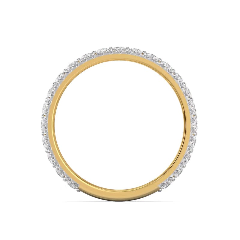 Triple Row Lab Grown Diamond Band