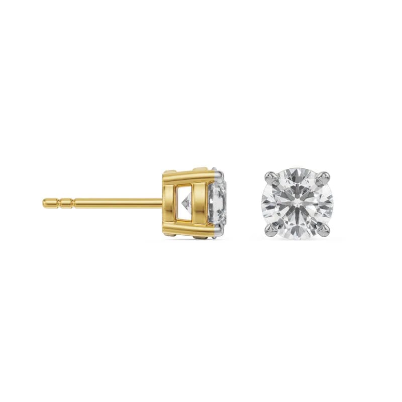 Triple Solitaire Lab Diamond Necklace Set