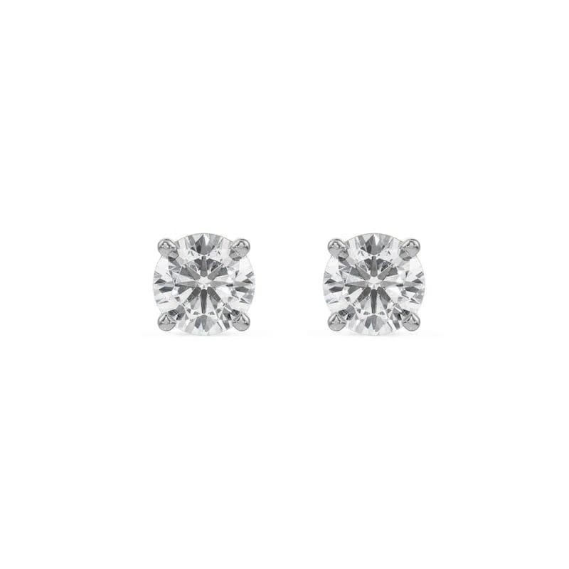 Triple Solitaire Lab Diamond Necklace Set