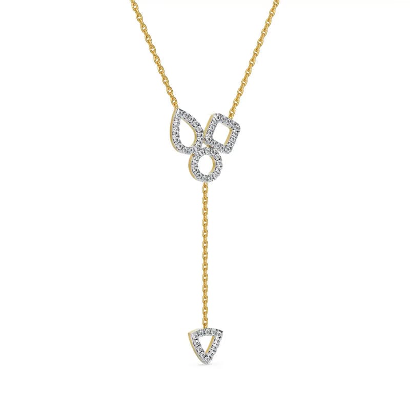 Trivia Geometric Lab Grown Diamond Necklace