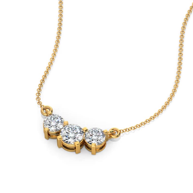 Triya Solitaire Lab Grown Diamond Necklace