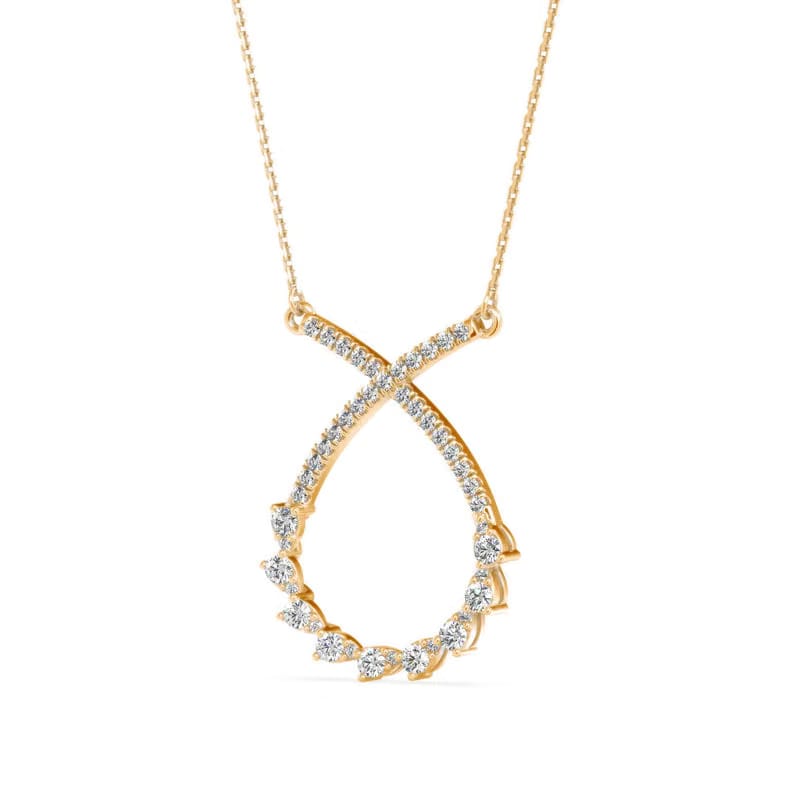Tropical Twist Lab Grown Diamond Necklace