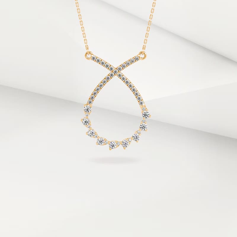 Tropical Twist Lab Grown Diamond Necklace