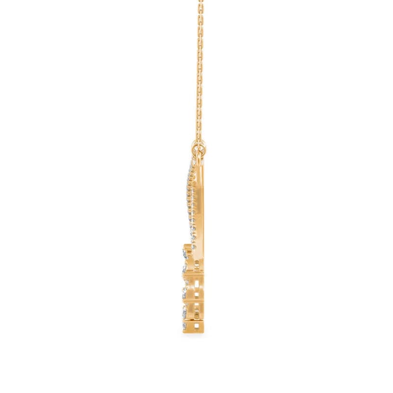 Tropical Twist Lab Grown Diamond Necklace