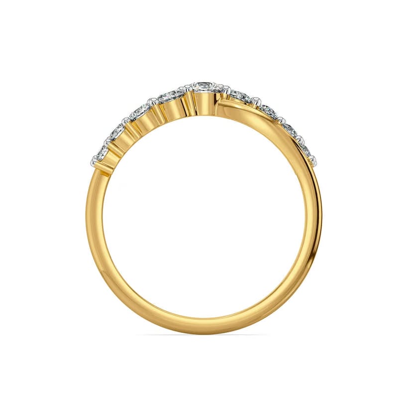 Twilight Spiral Lab Grown Diamond Ring