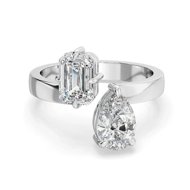 Twin Radiance Lab Grown Diamond Ring 9KT