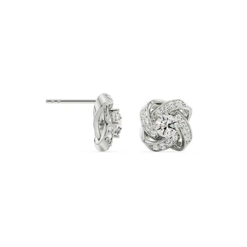 Twirl Sparkle Lab Grown Diamond Studs