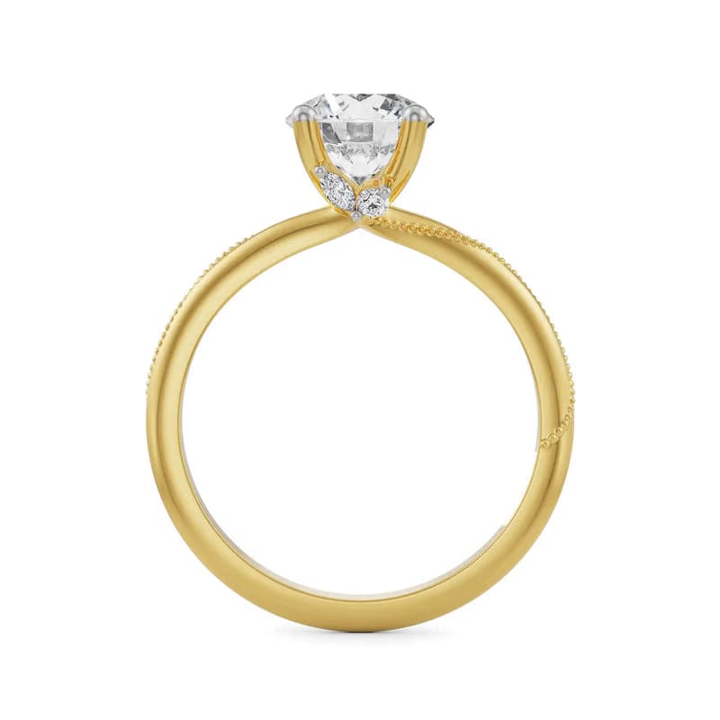 Twisted Garland Lab Grown Diamond Ring