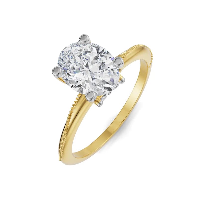 Twisted Garland Lab Grown Diamond Ring