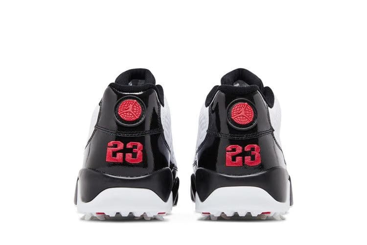 Air Jordan 9 Low Golf White Black True Red