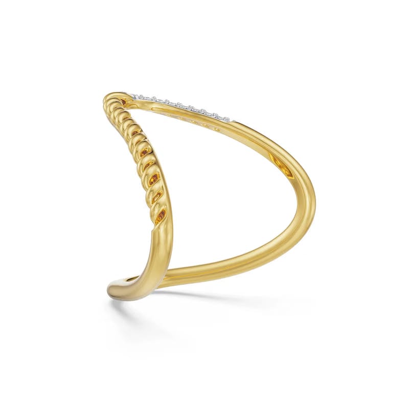 Two Way Lab Grown Diamond Band 9KT