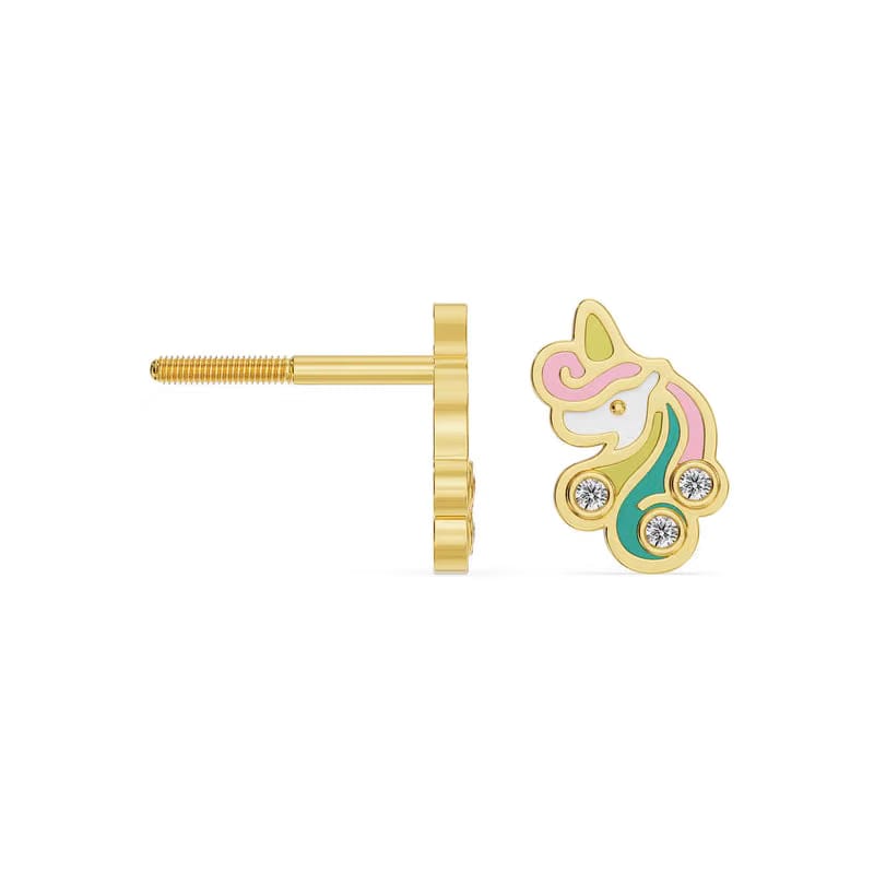 Unicorn Dream Lab Grown Diamond Studs 9KT