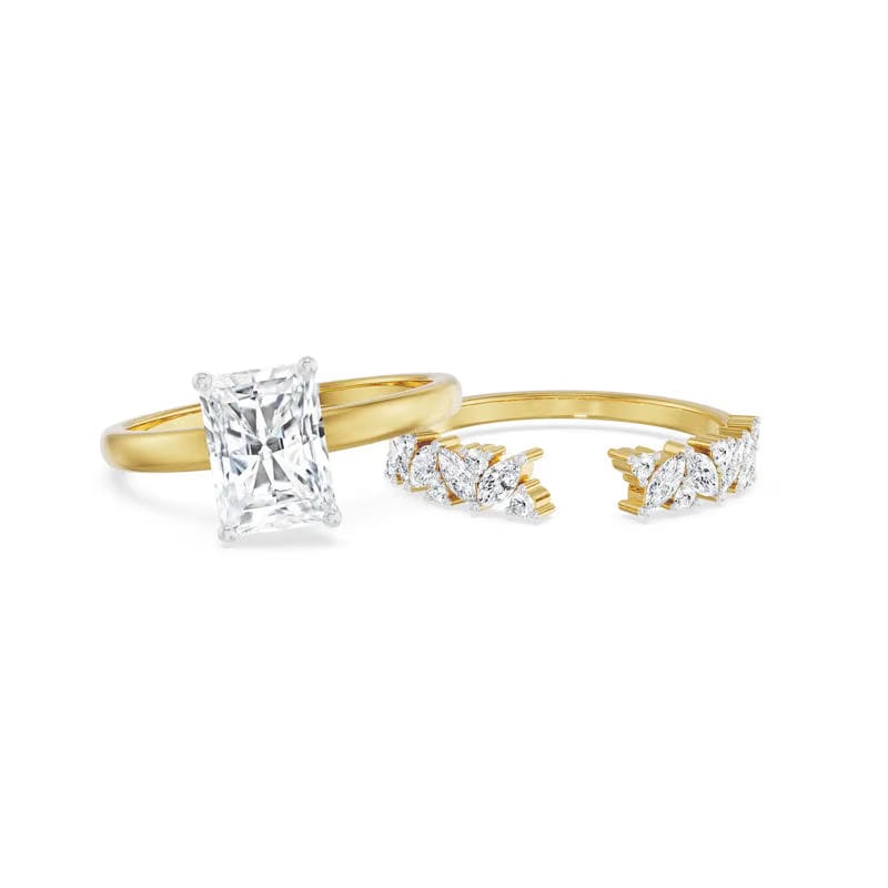 Vaani Lab Grown Diamond Bridal Ring Set