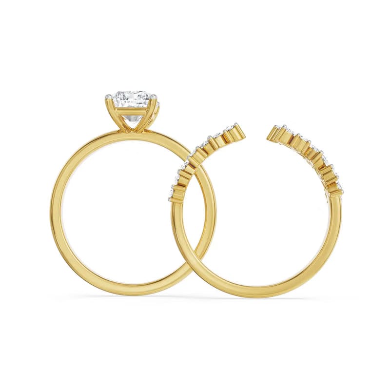 Vaani Lab Grown Diamond Bridal Ring Set
