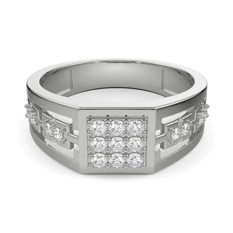 Vespa Lab Grown Diamond Wedding Band for Men