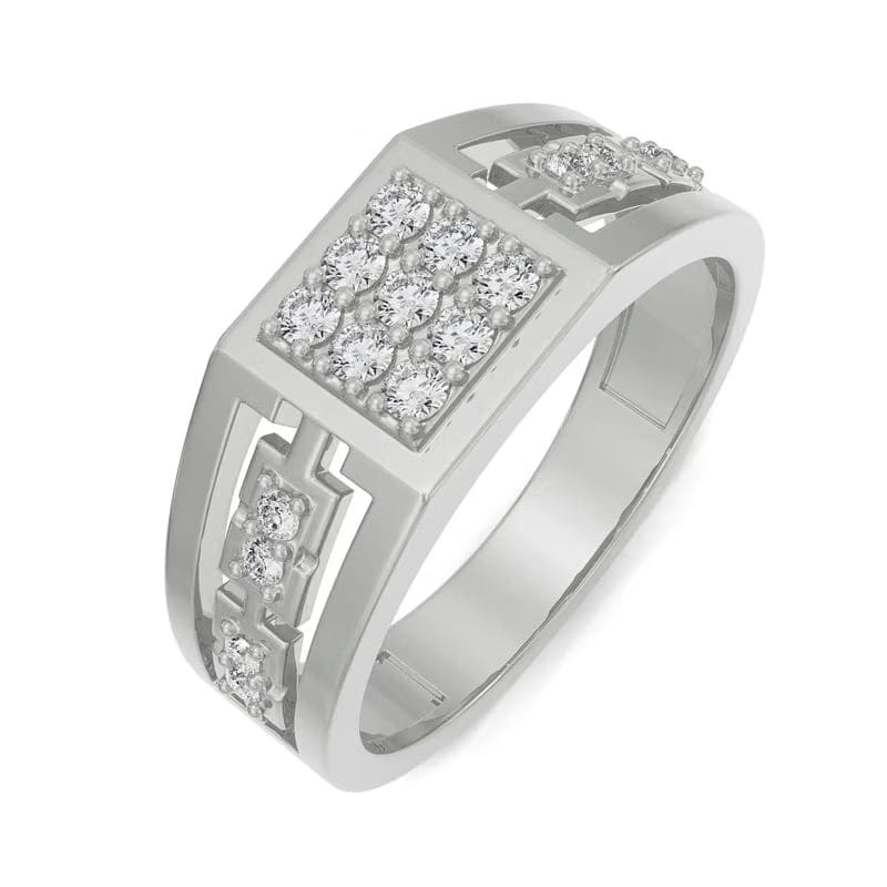 Vespa Lab Grown Diamond Wedding Band for Men
