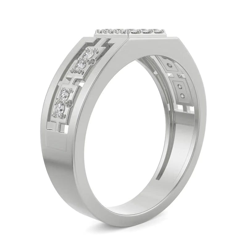 Vespa Lab Grown Diamond Wedding Band for Men
