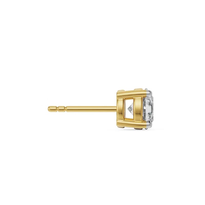 Victor Round Lab Grown Diamond Solitaire Studs for Men