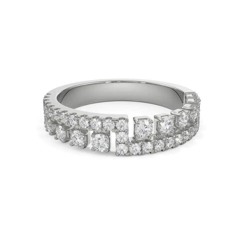 Vinatge Lab Grown Diamond Band 9KT