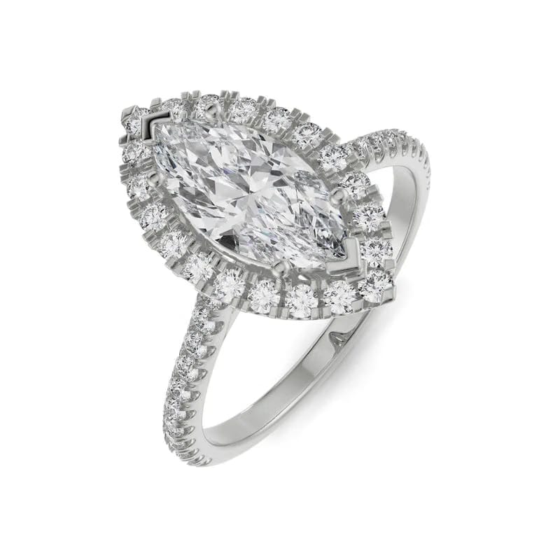 Vine Lab Diamond Engagement Ring 9KT