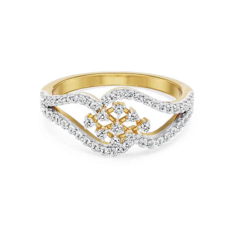 Vintage Layered Diamond Ring