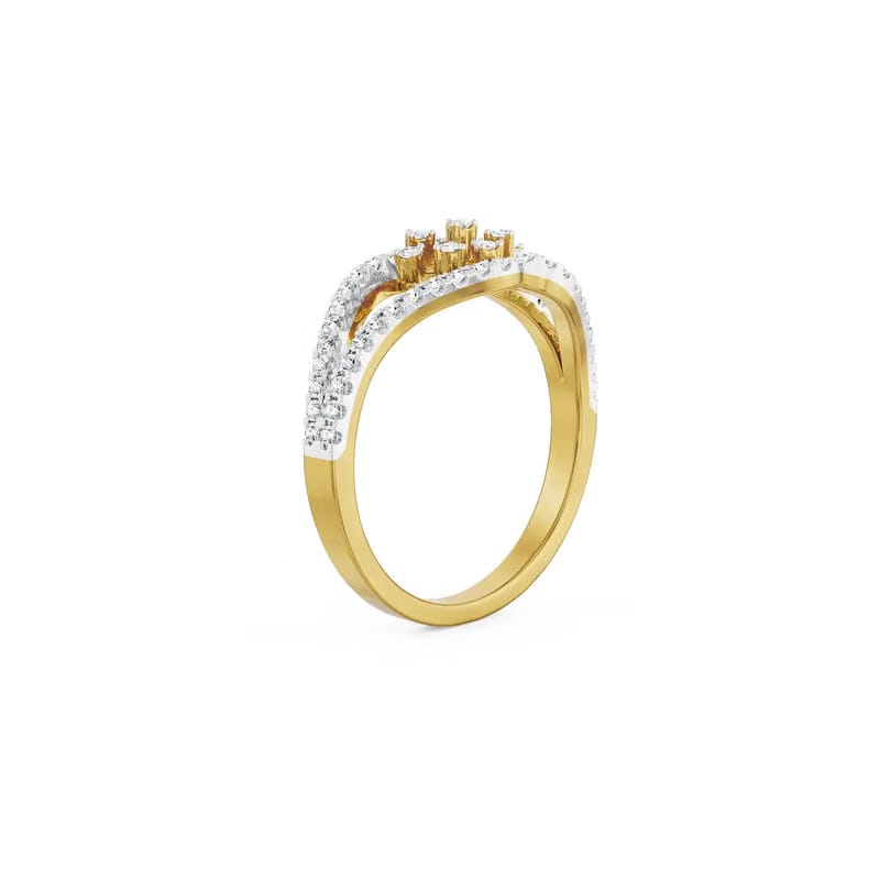 Vintage Layered Diamond Ring_in_stock