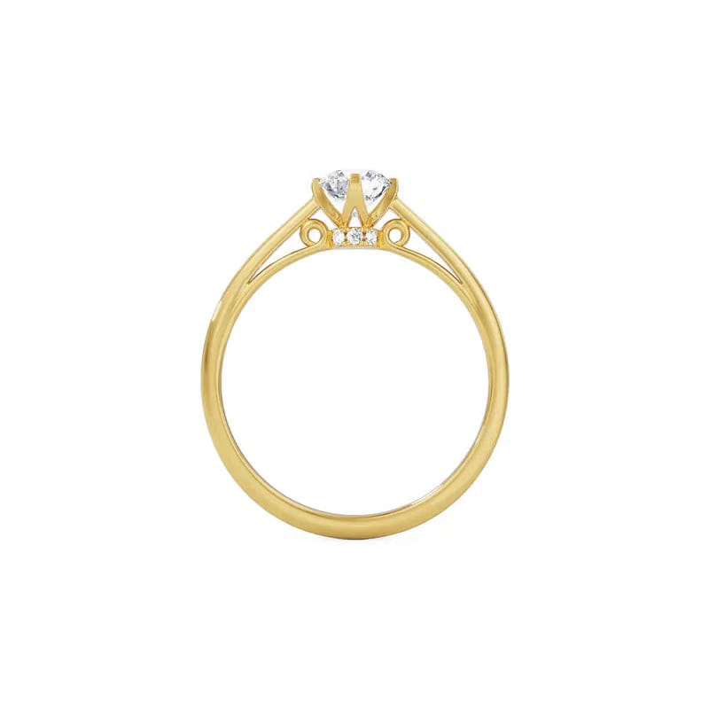 Vintage Solitaire Ring 9KT