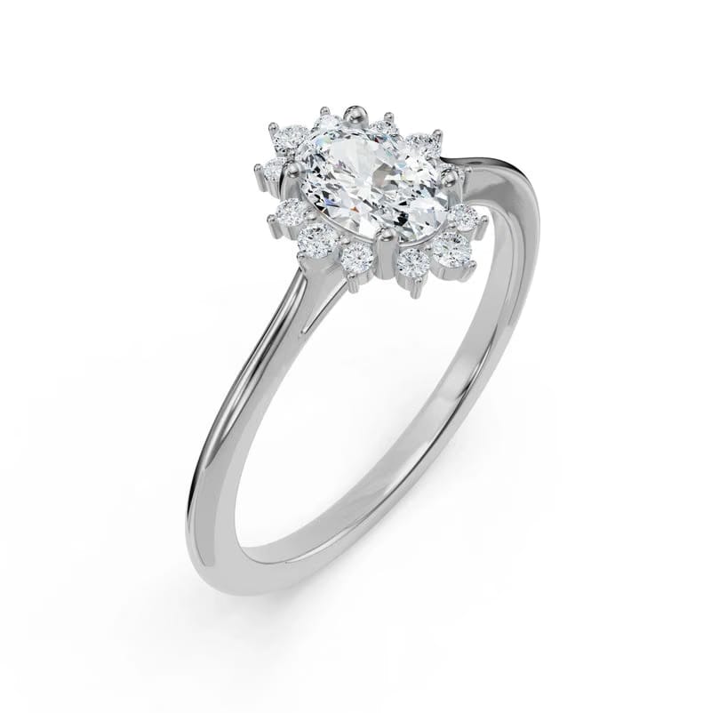 Vintage Vespa Lab Grown Diamond Ring
