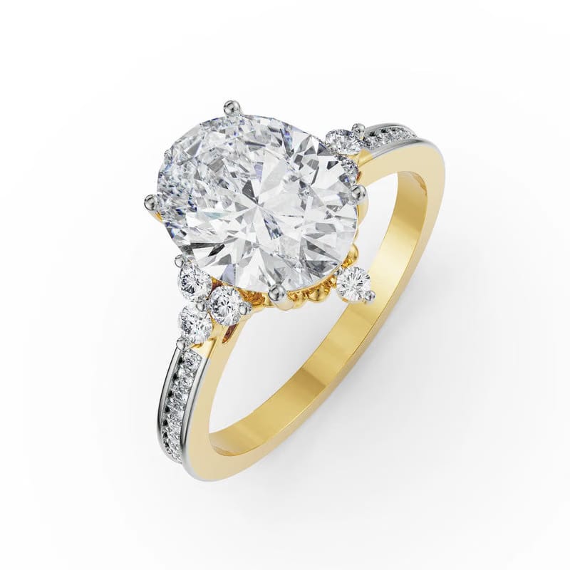 Vintage Vez Lab Grown Diamond Ring