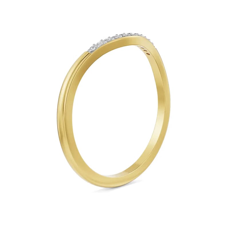 Wavy Katy Diamond Band 9KT
