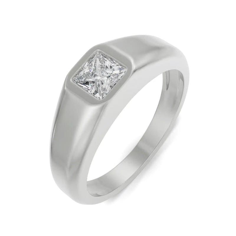 William Princess Cut Lab Grown Diamond Ring_in_stock