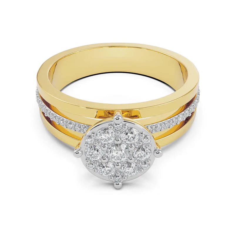 Zuri Cluster Lab Grown Diamond Ring