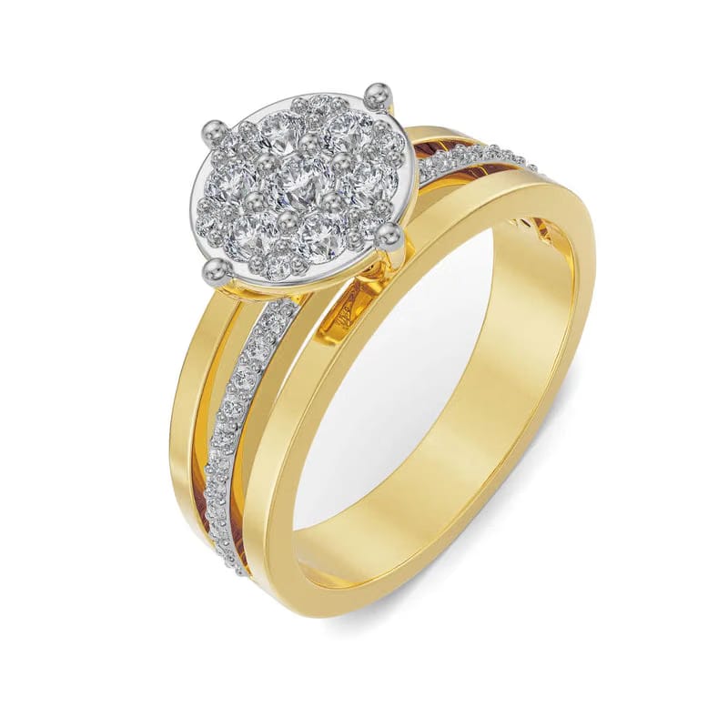 Zuri Cluster Lab Grown Diamond Ring
