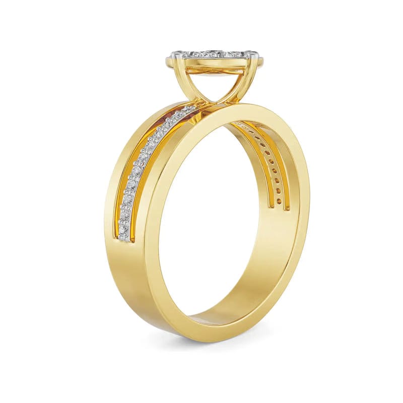 Zuri Cluster Lab Grown Diamond Ring