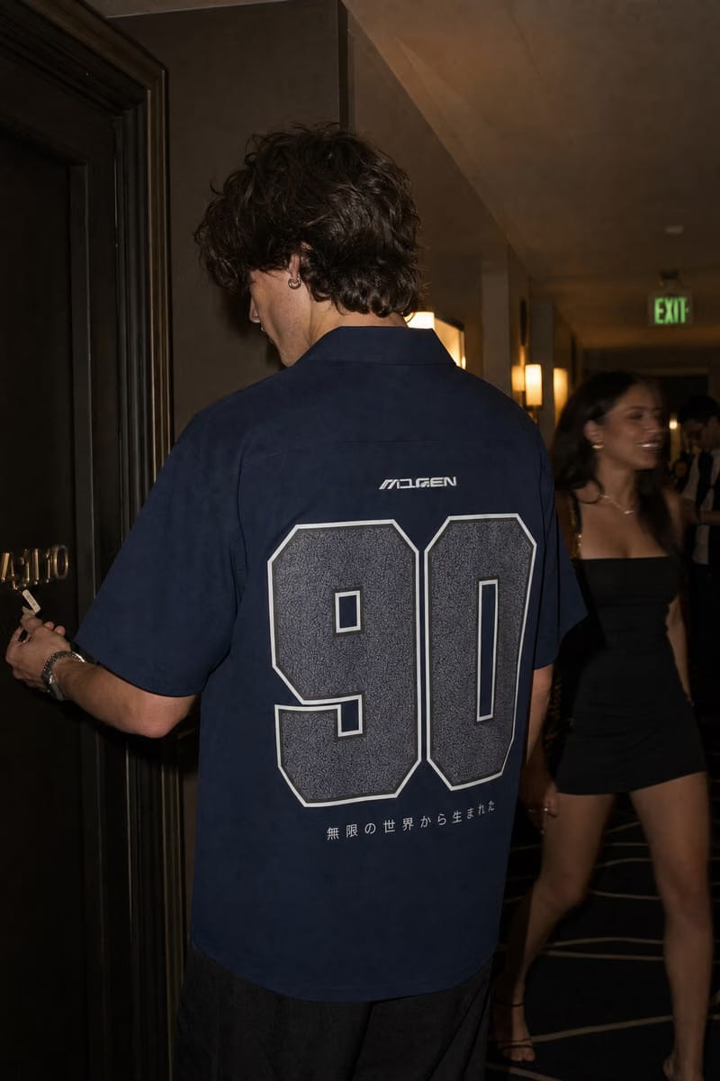 Myugen Cultured Club -90 Bowling Shirt Navy Blue