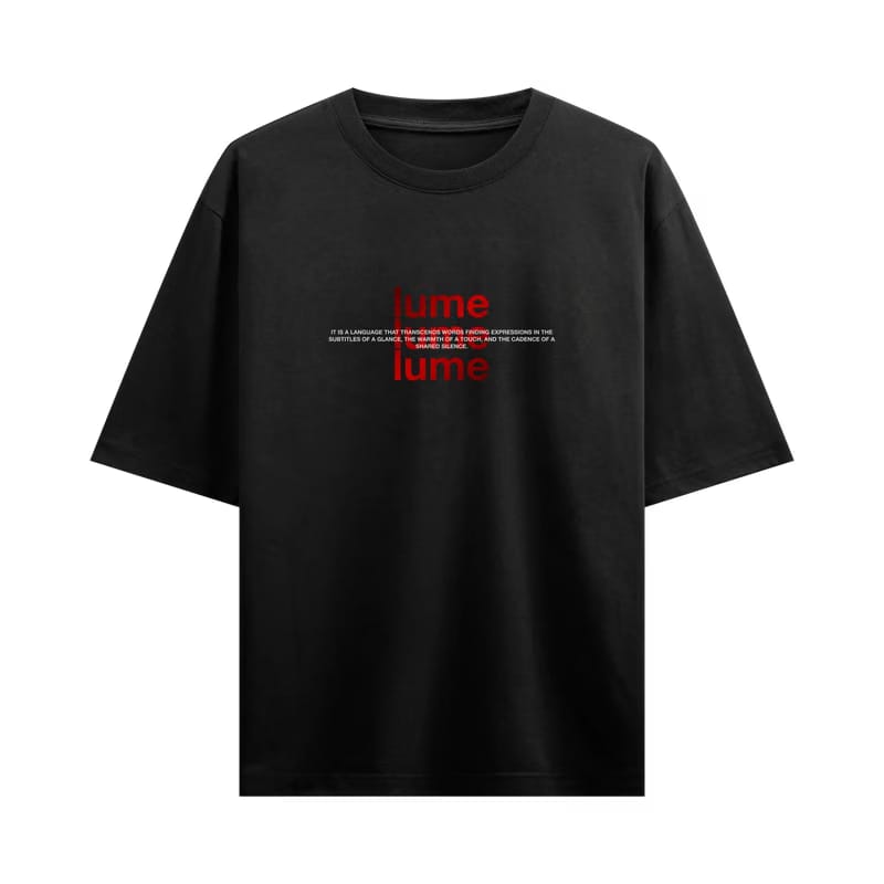 Myugen Lume & Lore Oversized T-Shirt Black