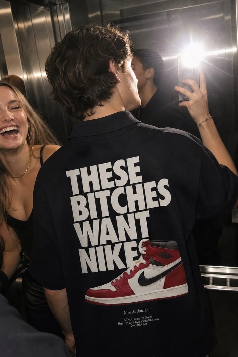 Myugen Nike Bitches Quarter Zip T-Shirt Black