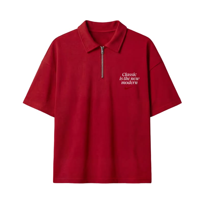 Myugen Nike Bitches Quarter Zip T-Shirt Red