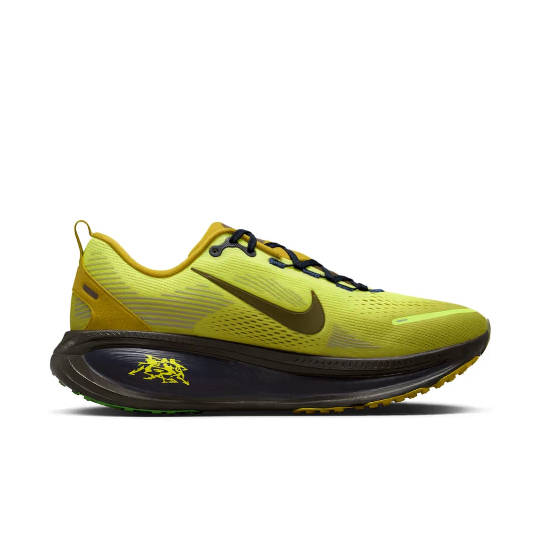 Nike Vomero 18 SE Women's Road Running Shoes Sonic Yellow Peat Moss Dark Obsidian Dark Hazel