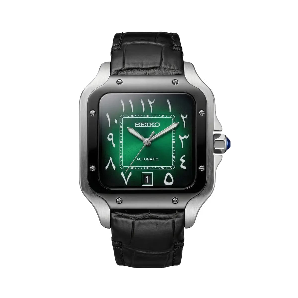 Seiko Mod Emerald Green Santos Arabic