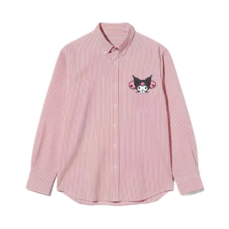 Blacklist Brat Mode Stripe Shirt – Pink