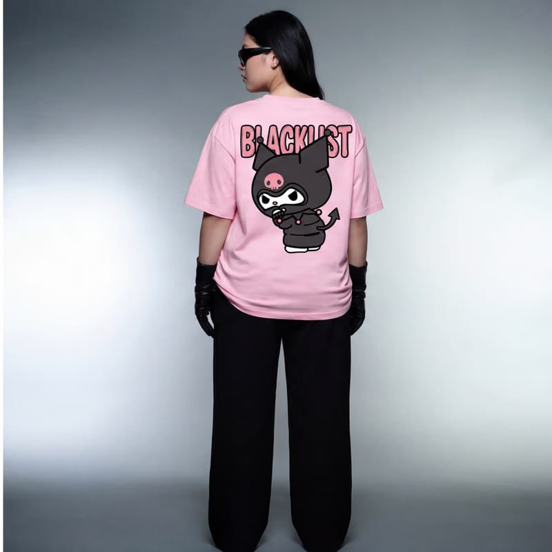 Blacklist Brat Mode Tee – Pink