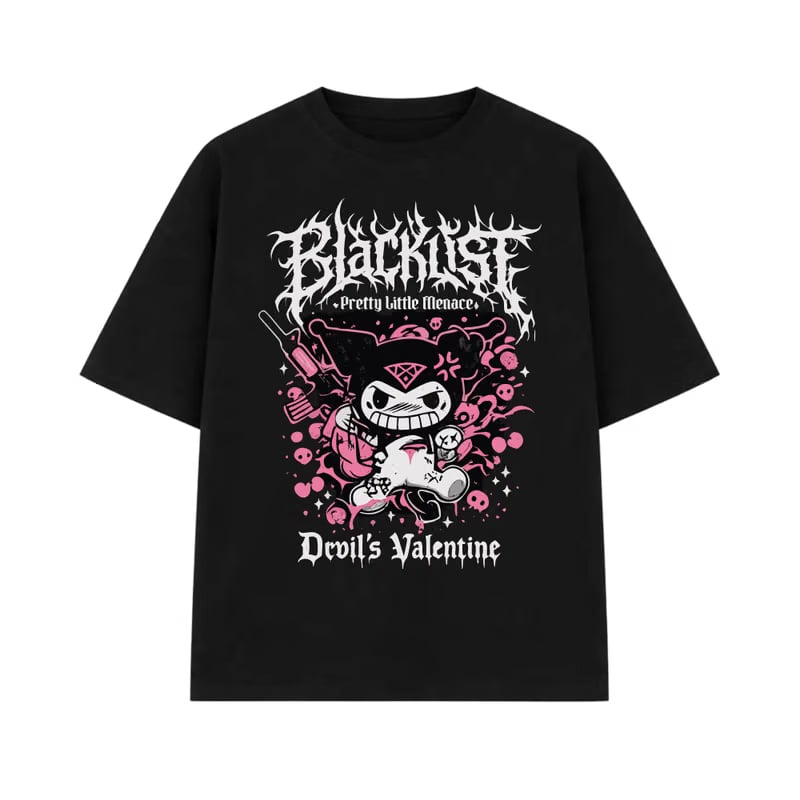 Blacklist Devil’s Valentine Tee – Black
