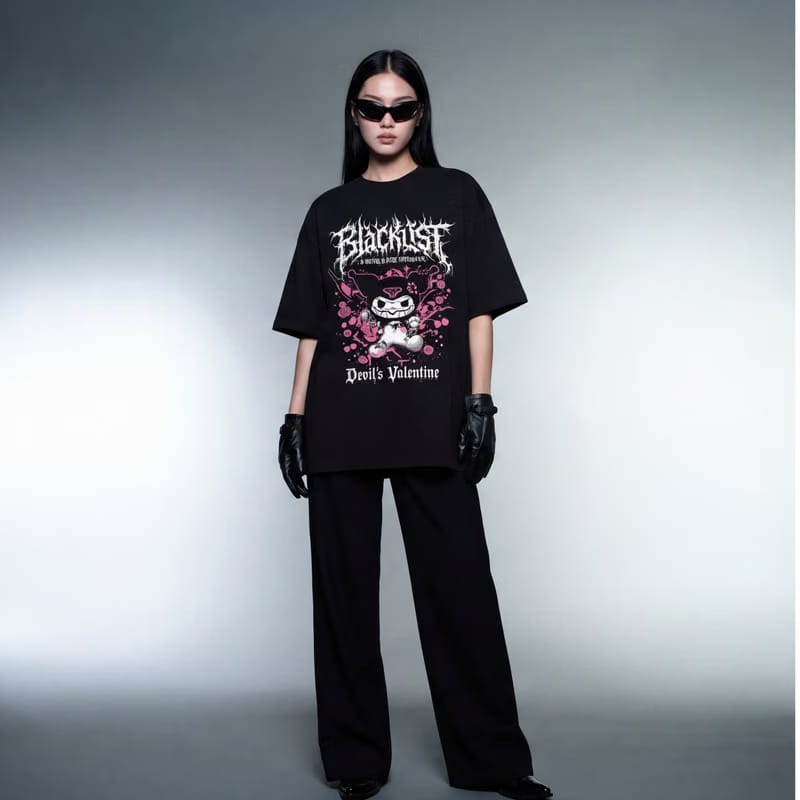 Blacklist Devil’s Valentine Tee – Black
