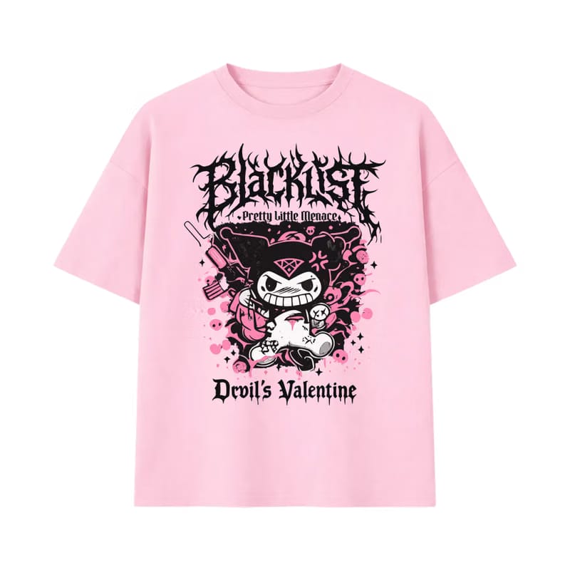 Blacklist Devil’s Valentine Tee – Pink