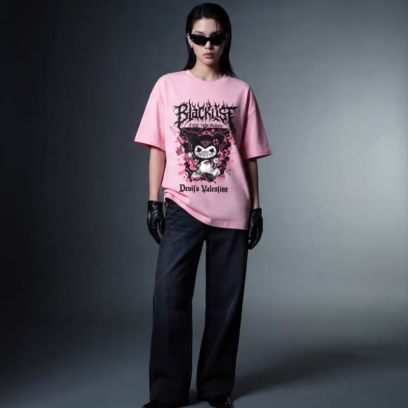 Blacklist Devil’s Valentine Tee – Pink