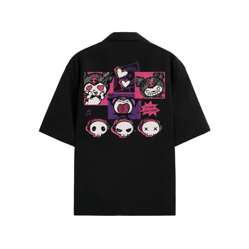 Blacklist Punk Princess Bowling Shirt – Black