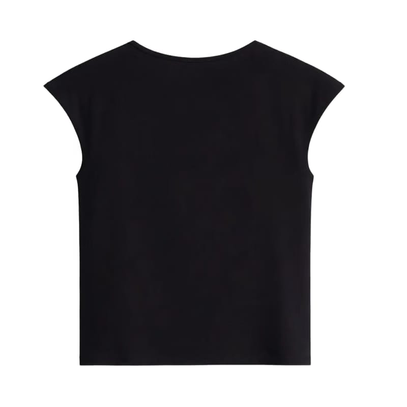 Blacklist Skull Brat Baby Tee Black
